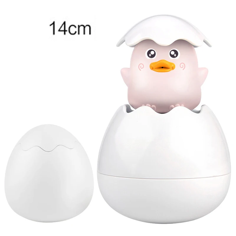 Dusche Spielzeug Kinder Schwimmen Dusche Lustige Spielzeug Baby Cartoon Niedliche Ente Pinguin Ei Wasser Spray Spray Sprinkler Junge Mädchen Spielzeug
