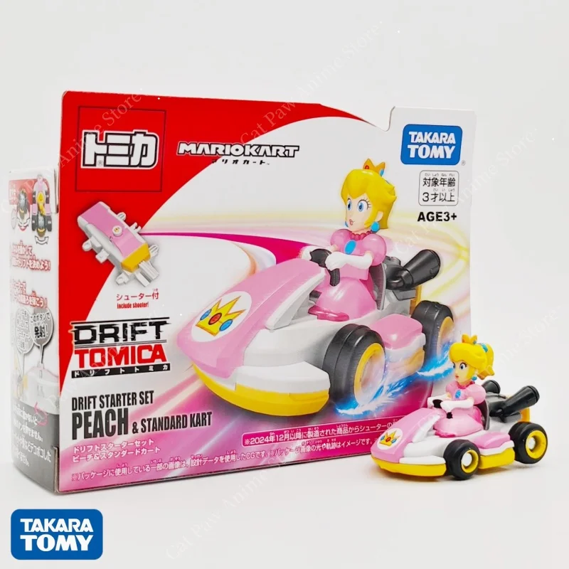 

Набор игрушечных машинок TAKARA TOMY Mario Kart Drift Diecast с картингом Kinopio Standard для детей от 3 лет