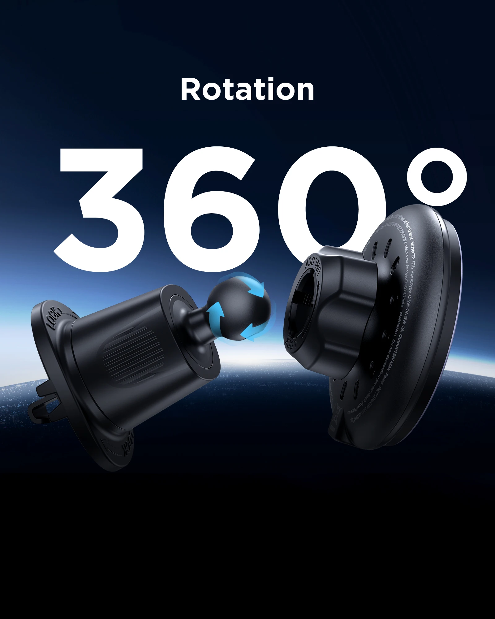 

PISEN Mag-Safe Car Mount Charger - Qi2 15W Magnetic Car Phone Holder,Wireless Charger for iPhone 16 15 14 13 12 Series