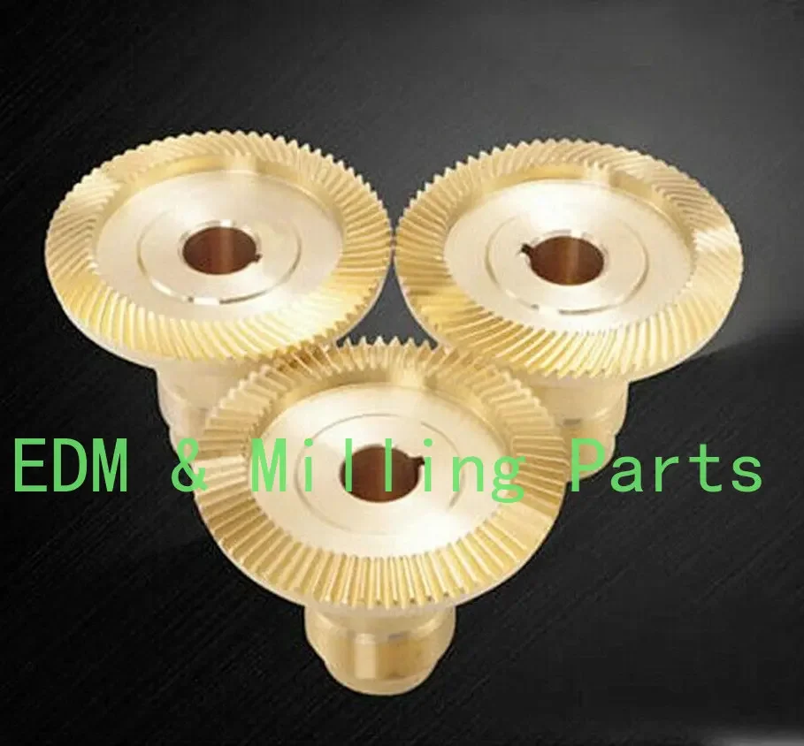 CNC Milling Machine Bevel Bronze Gear For Servo Power Feed Feeder Feed Bridgeport Mill Part