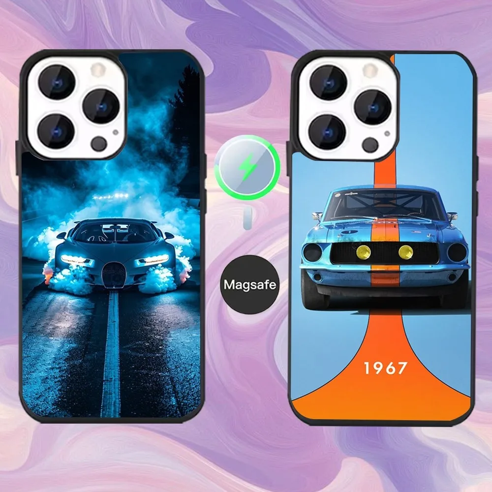 

Star G-Gulf Ra-cing Car Phone Case For iPhone 16,15,14,13,12,11,Pro,Max,Plus,Mini,Magsafe,Magnetic Wireless Charging Case