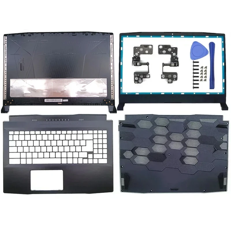 

Для ноутбуков MSI Bravo 15, MS-158K Katana, рамка для ноутбука, задняя крышка ЖК-дисплея/передняя рамка/петли/подставка для рук/нижняя часть корпуса