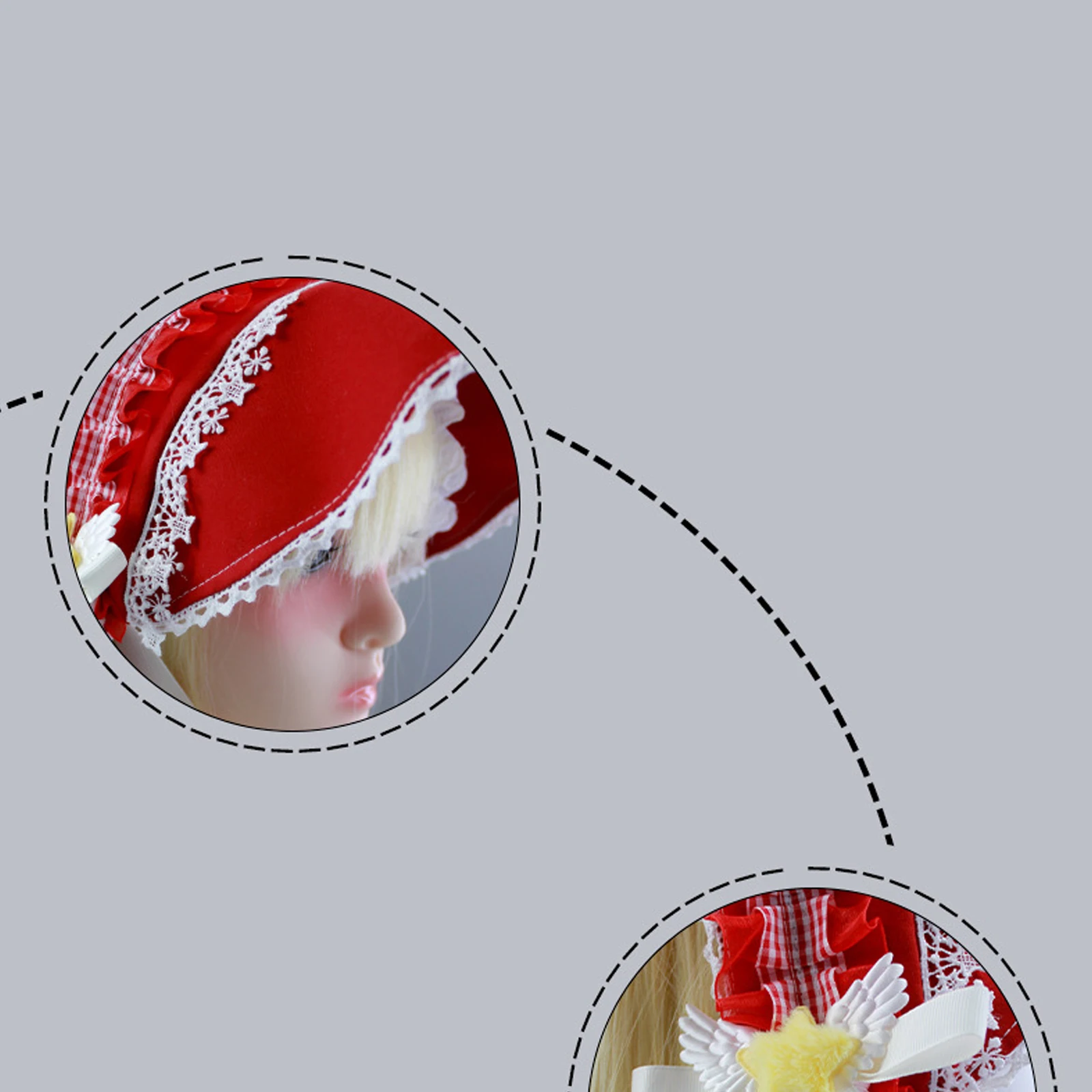 Enchanting Rabbit Ear Hat with Delicate Lace Trim And Adjustable Fit Whimsical Tea Party Headpiece for Halloween Cosplay Events