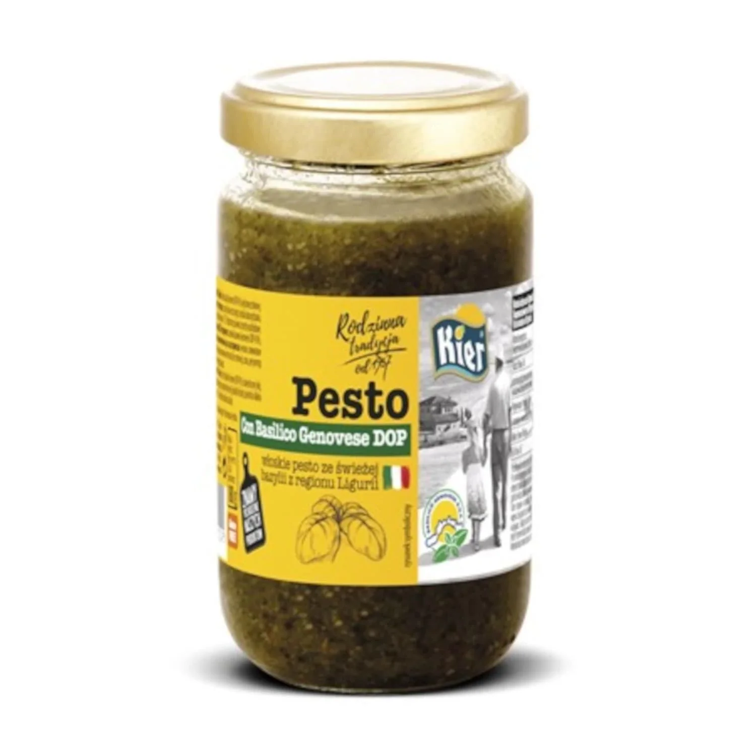 Pesto alla Genovese DOP-de albahaca fresca, 180g