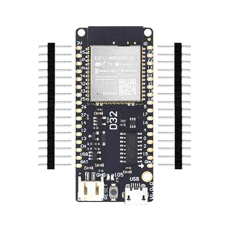 

D32 V1.0.0 Плата разработки Wi-Fi Bluetooth на базе ESP-32 Esp32 ESP-WROOM-32 4 МБ FLASH, совместимая с Arduino Micropython