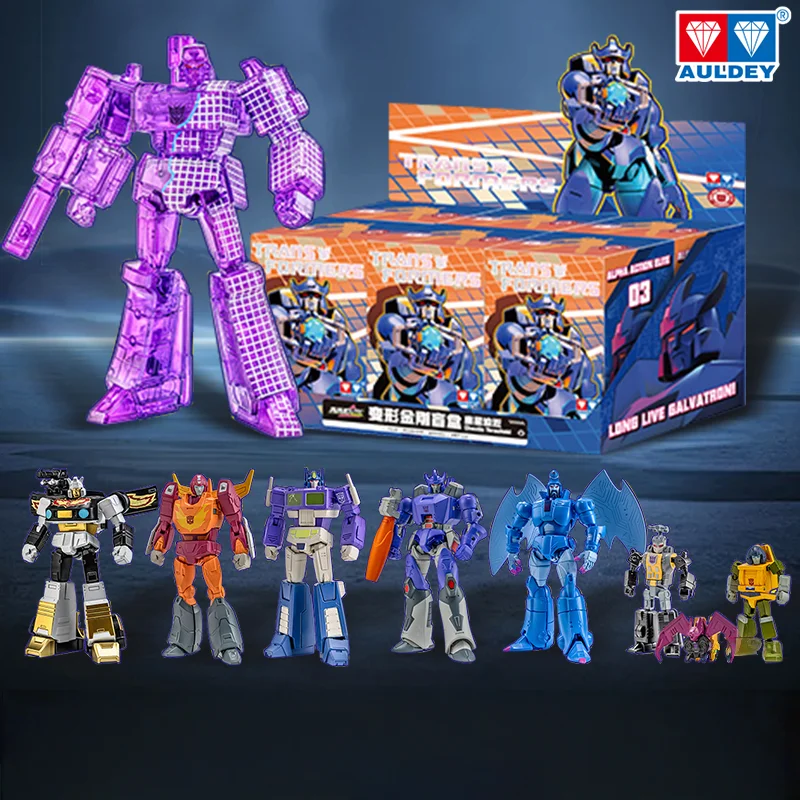 Auf Lager AULDEY X Transformation AAE Megatron Optimus Prime Galvatron Hot Rod Scourge Ricochet Decepticons Modell WEIHNACHTEN Geschenke Spielzeug