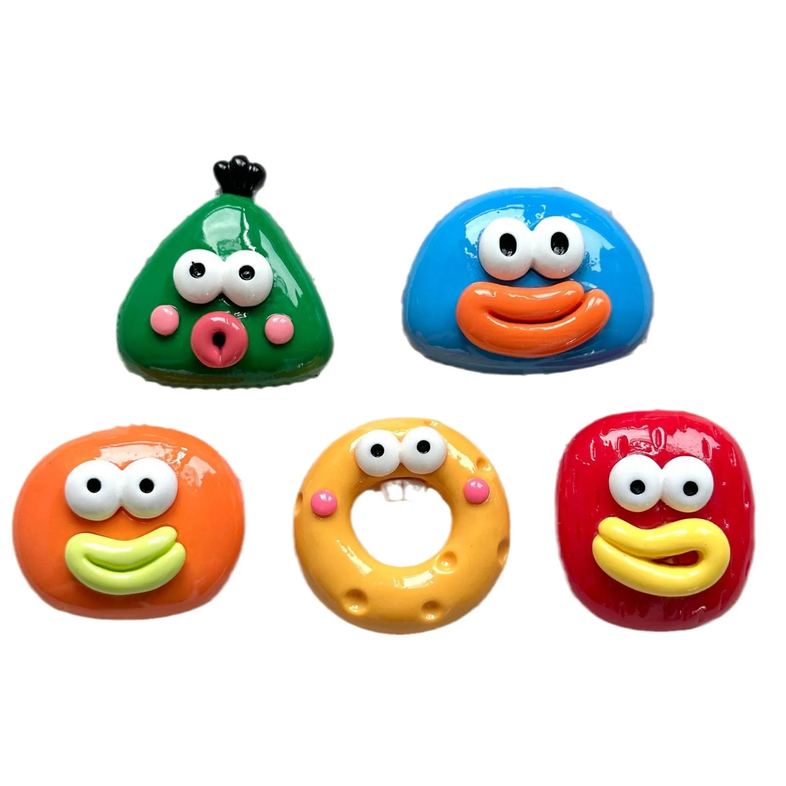 Новый мультфильм забавный колбаса рот DIY крем клей аксессуары аксессуары из смолы творчество