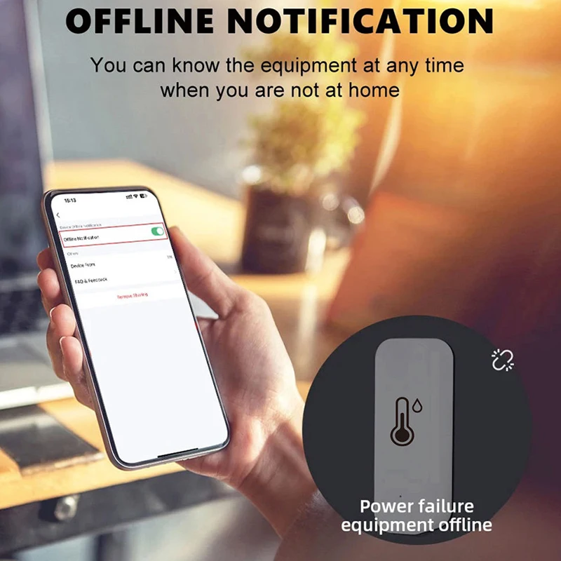Tuya WiFi/ZigBee อุณหภูมิและความชื้นสมาร์ทเครื่องวัดอุณหภูมิเครื่องวัดความชื้น APP REMOTE ALARM ทํางานร่วมกับ Alexa Google Home