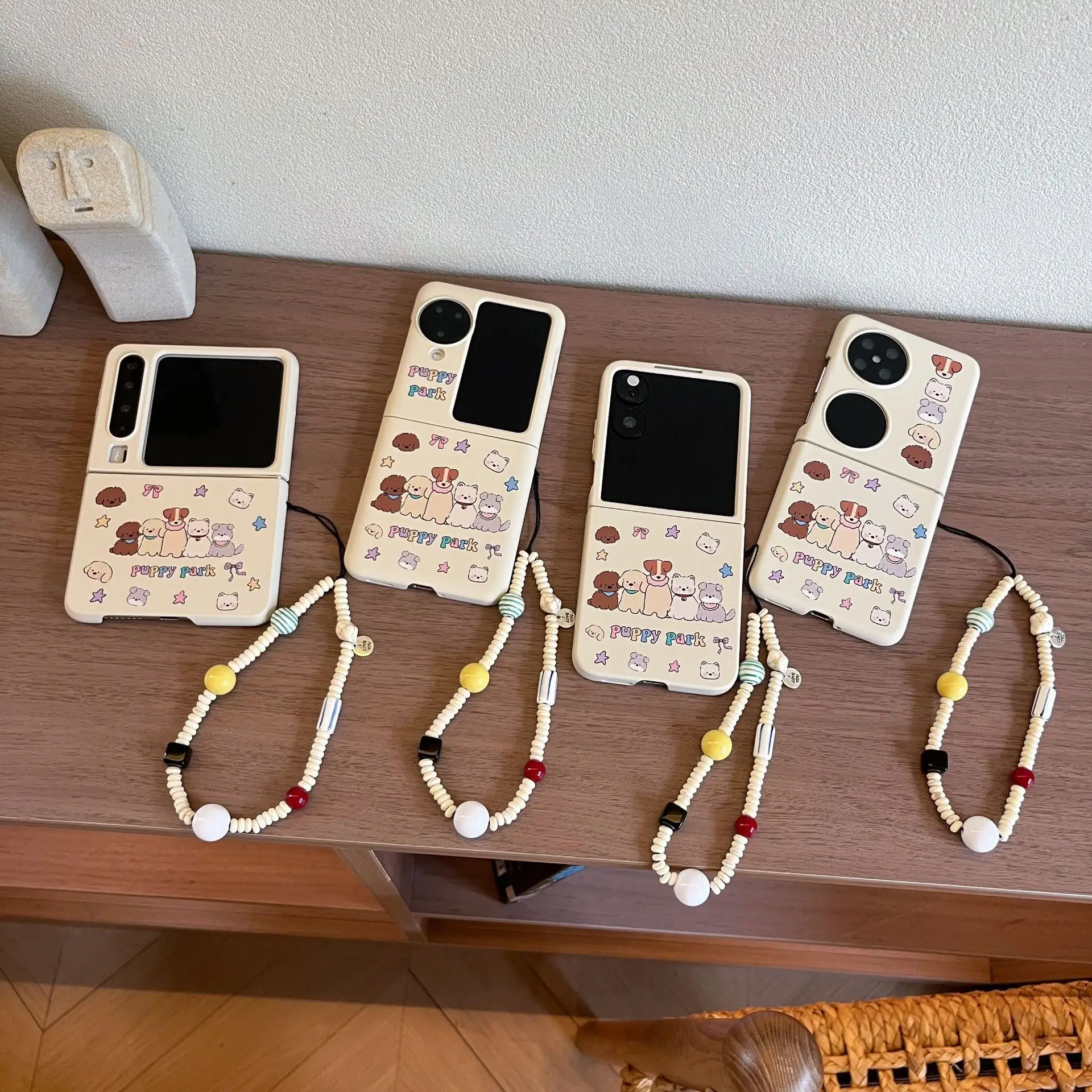 

Puppy Phone Case for Samsung Galaxy Z Flip 7 6 5 4 Protective Back Cover for ZFlip5 ZFlip6 ZFlip7 Case Shell