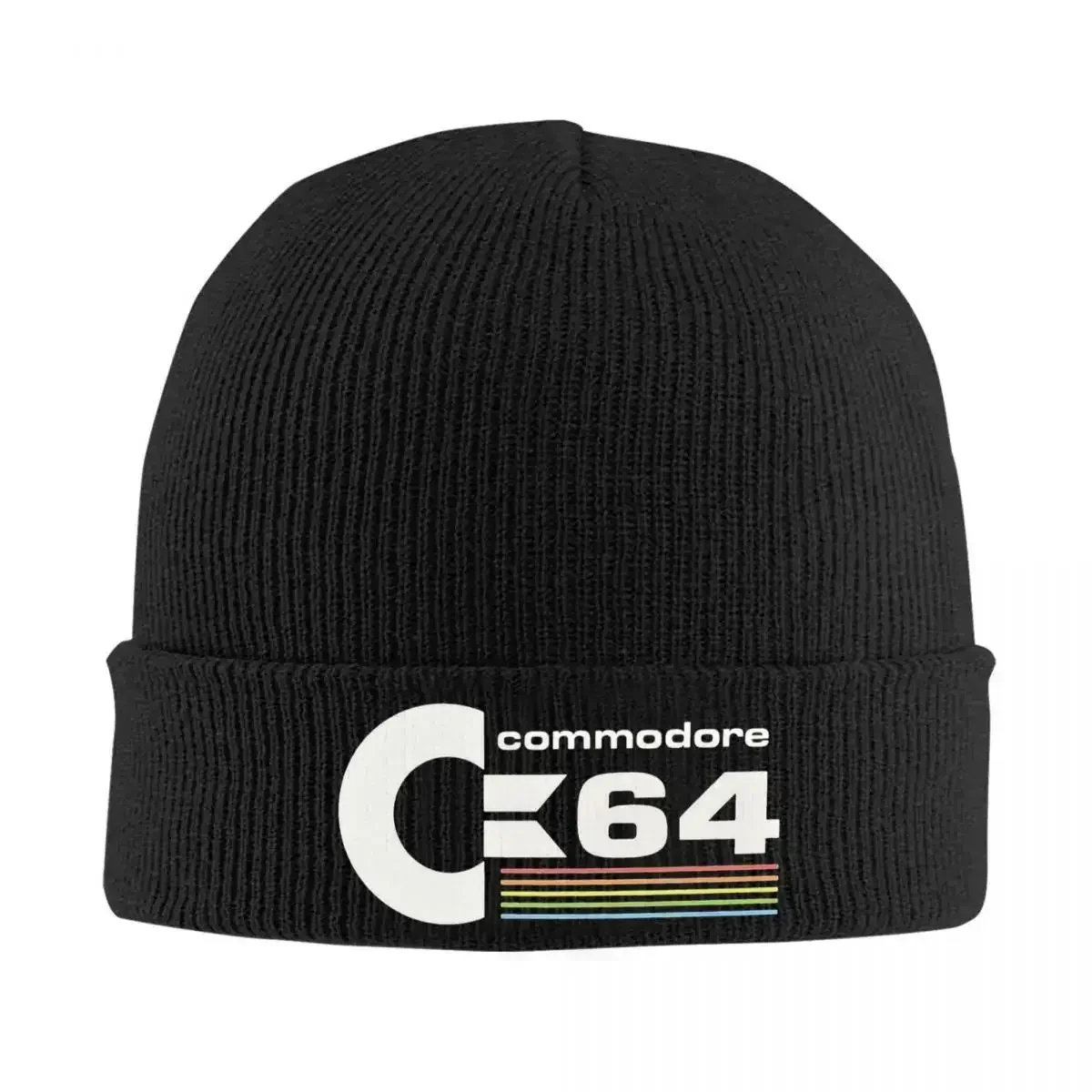 Commodore 64 Knitted Hat For Women Men Beanies Autumn Winter Casual Hats Acrylic Video Games Code Nerds Crochet Caps