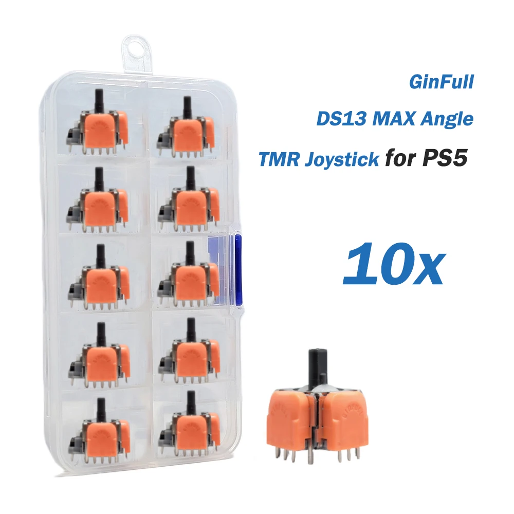 2/10pcs GinFull DS13 MAX Angle TMR Electromagnetic Joystick for