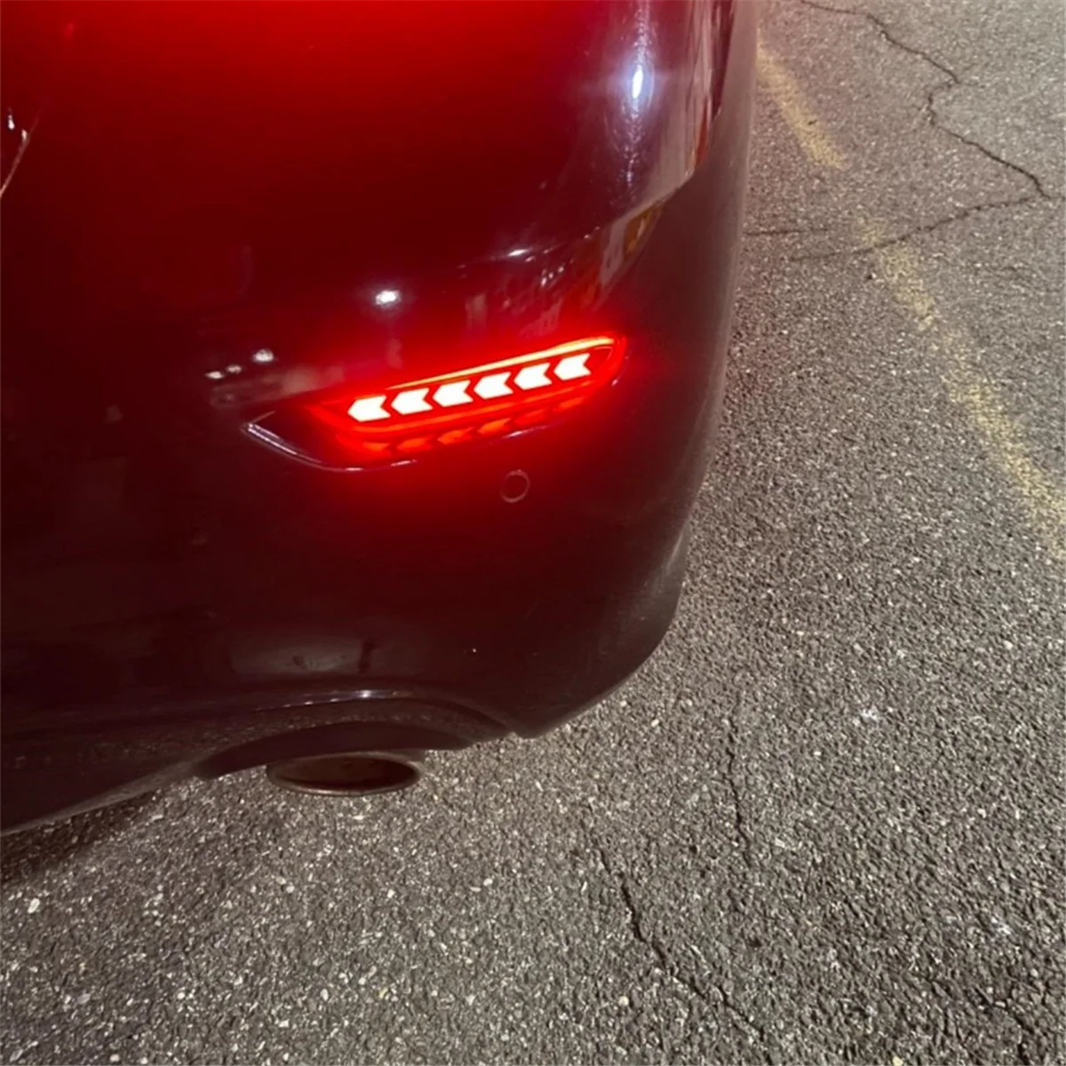 NEW_Rear المصد الخلفي عاكسات الضباب ضوء الفرامل لنيسان ألتيما سيدان #2