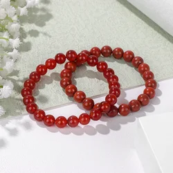 Red Agates Beads Bracelets For Women Men Natural Moonstone Botswana Crazy Agates Aventurine Tiger Eye Stone Bracelet Set Jewelry