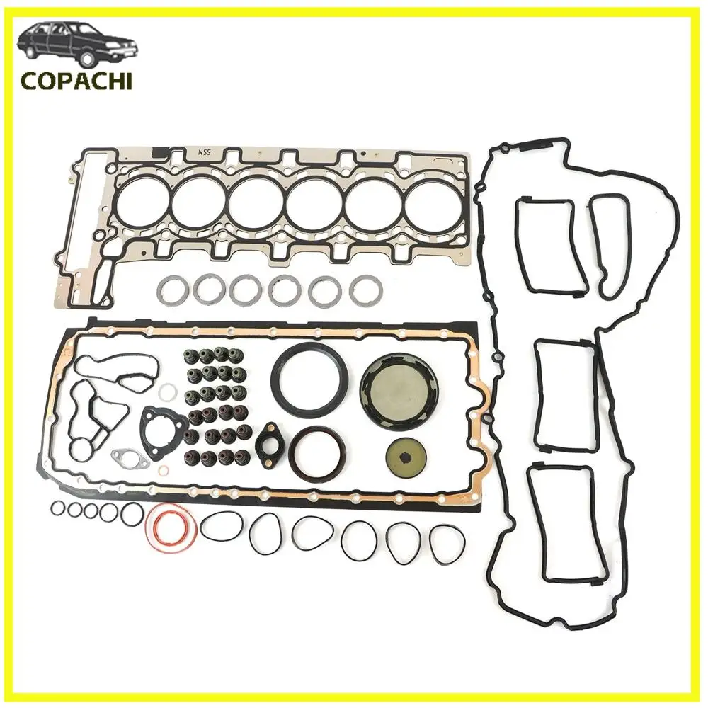 N55B30A Engine Overhaul Gasket Rebuild  Kit For BMW 135i 335i 435i 535i 640i 740i X3 X4 X5 X6 F10 F20 F21 F23 F30 F80 N55 3.0