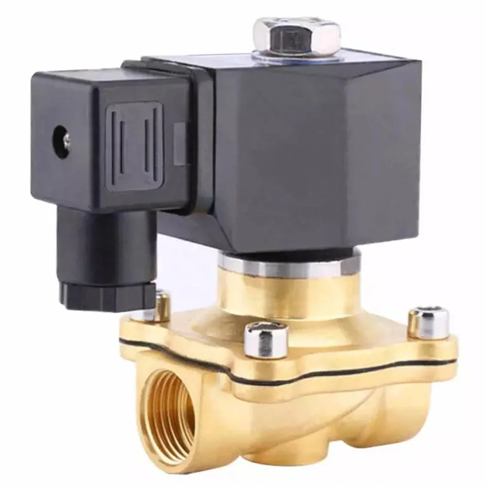 AC 220V Solenoid Valve Brass 1/2