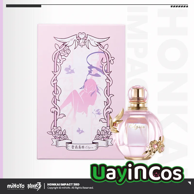 

Оригинальный товар Honkai Impact 3 Elysia, парфюмерная подарочная коробка, аромат, туалет, подарок для женщин и мужчин, духи, аниме, детские игрушки, косплей