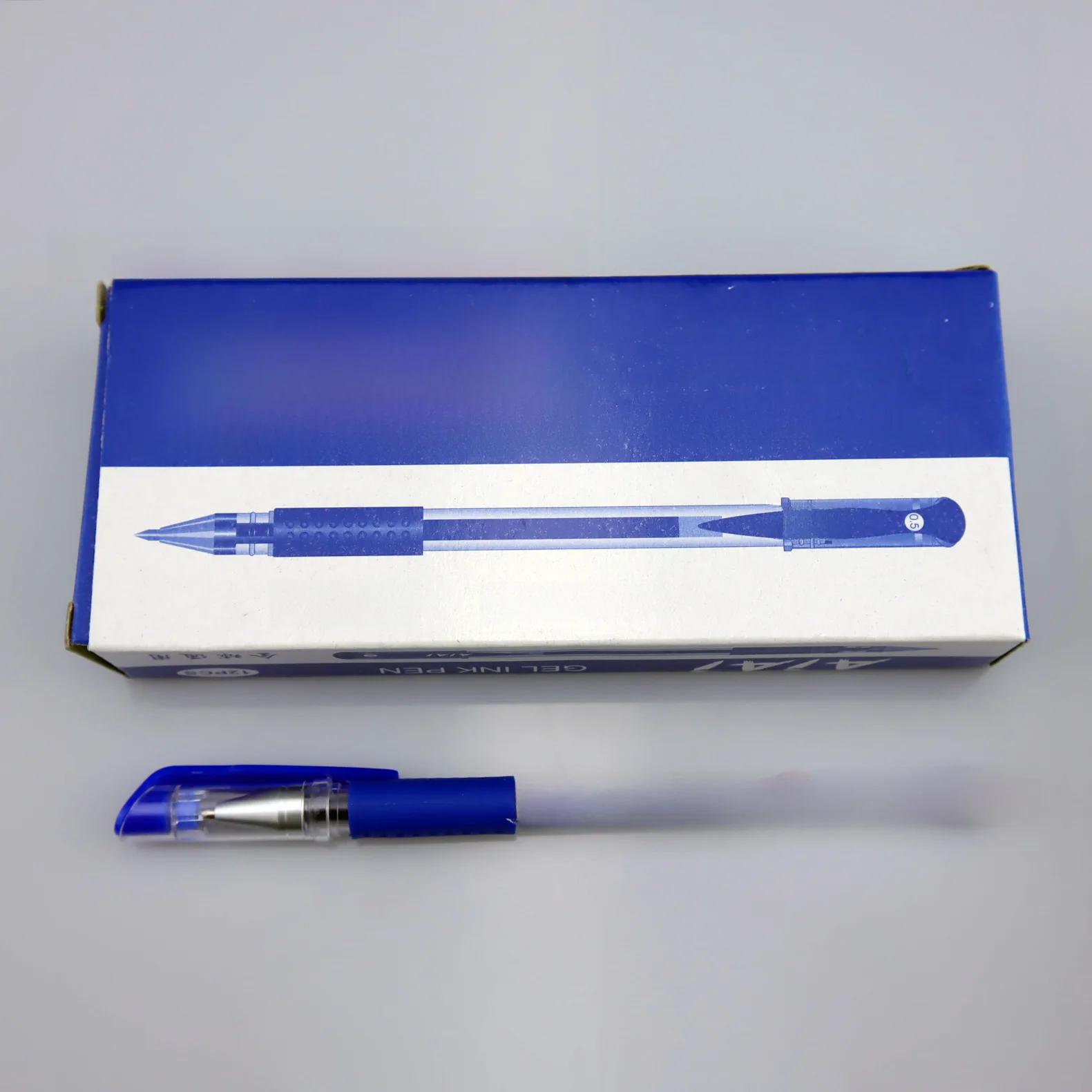 Wholesale gel pen carbon water pen 0.5mm European standard pen needle tube bullet office signature pen for examination Glass pen