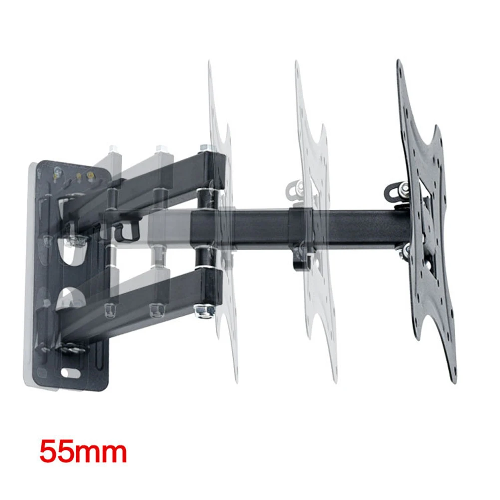 

23 26 27 32 37 40 42 Inches Adjustable LCD Holder Heavy Duty Steel Wall Mount Rotatable Display Screen Bracket