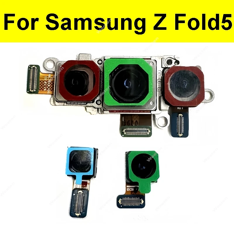 Front&Rear Main Camera For Samsung Galaxy Z Fold 5 F946B F946B/DS F946U F946U1 F9460 Back Big Camera Small Facing Camera Parts