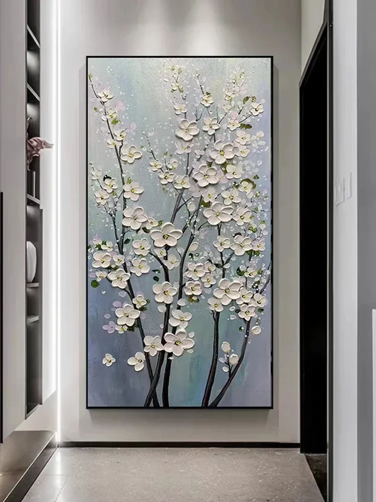 Flower Oil Painting On Canvas,Wall Art Picture Home Decoration Picture,Modern Print Poster Room Decor Cuadros,No Framed