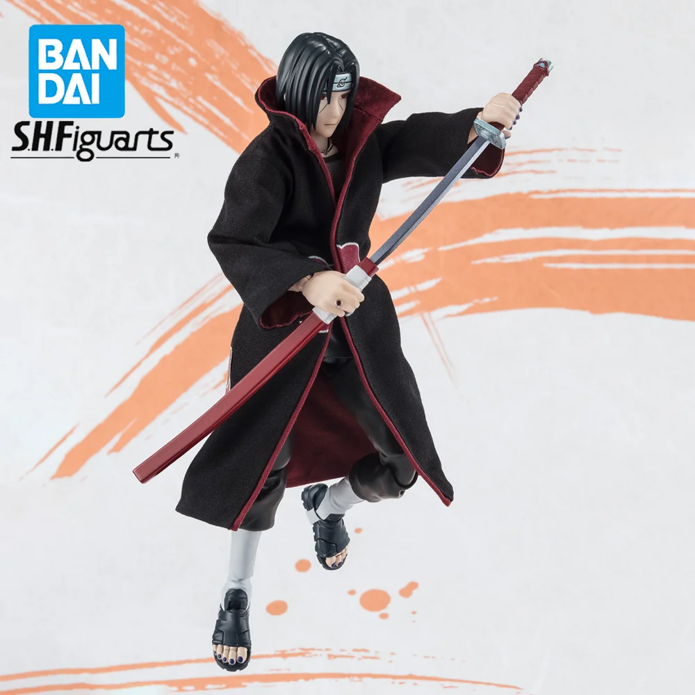 

В наличии оригинальная фигурка BANDAI SHFiguarts Narutop99 Edition Itachi Uchiha, экшн-аниме Наруто, модель, натуральная игрушка