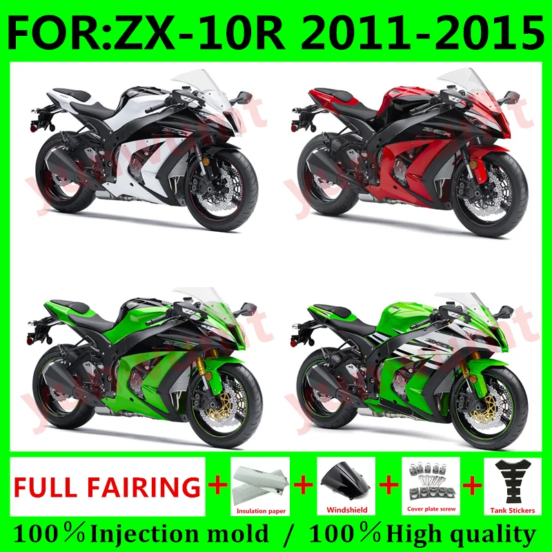 NEW ABS Motorcycle Fairings Kit fit for Ninja ZX-10R ZX10R zx 10r 2011 2012 2013 2014 2015 11 12 13 14 15 bodywork full fairing