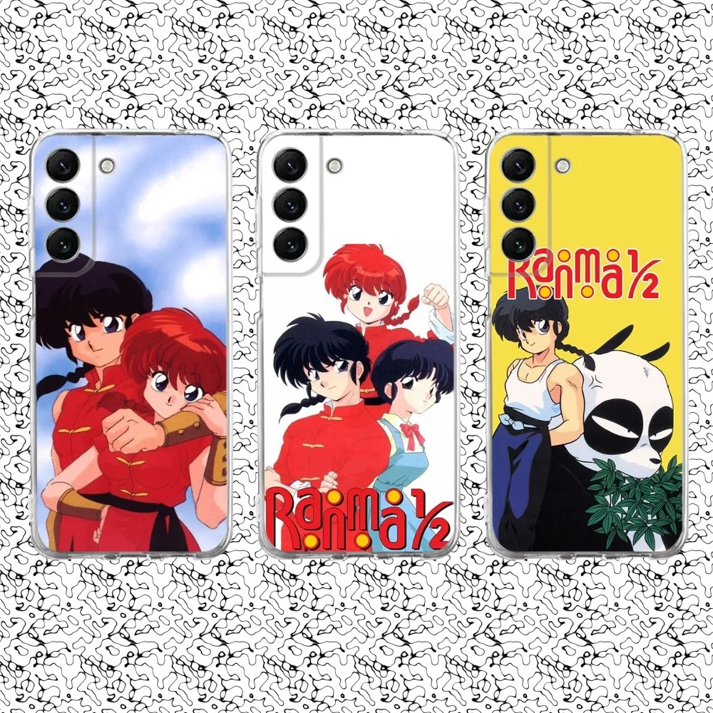 

Manga Ranma 12 Phone Case Silicone For Samsung S30,S23,21,22,20 Ultra,S20 FE lite,S10,9,PIus Note20ultra Cover Clear
