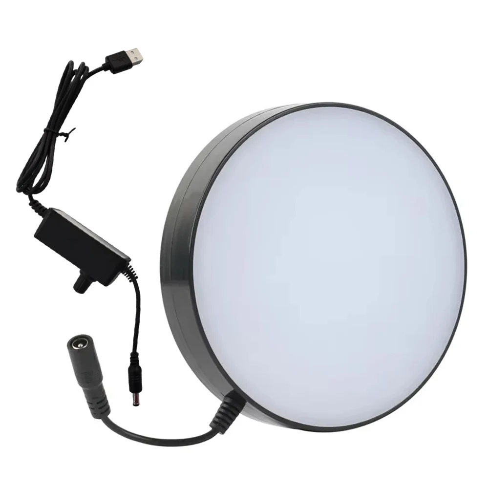 LED Ring Bottom Light for For Microscopes Adjustable Brightness Feature for Enhanced Learning Experience LED Ring