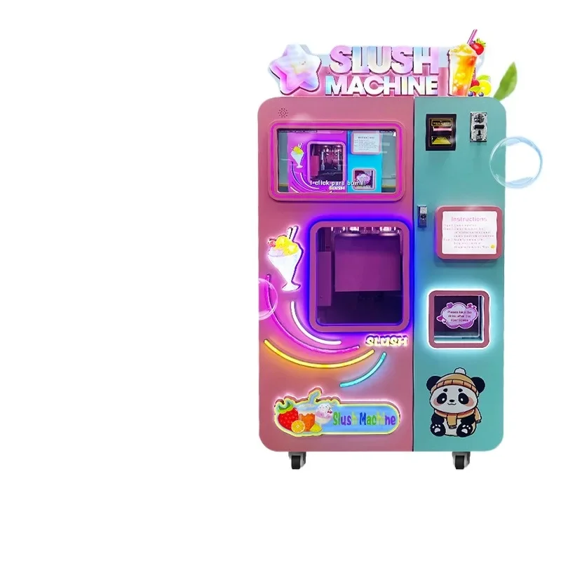 Smoothie machine Commercial scenic shopping mall unmanned self-service slush milkshake vending machine y