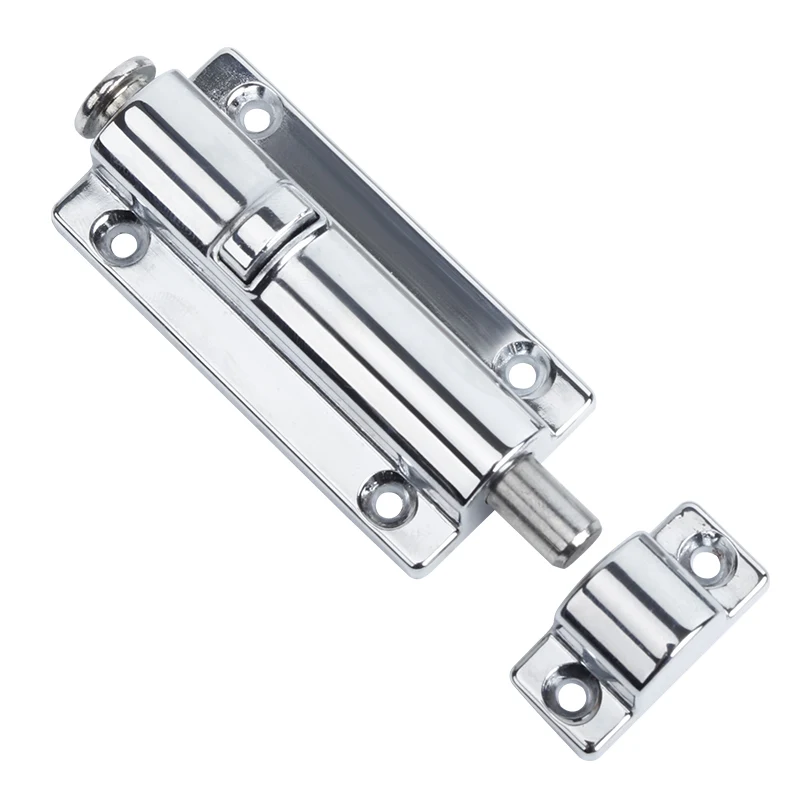 Ls406 2 polegadas/3 polegadas 4 polegadas/6 polegadas janela portão segurança puxar anel primavera salto porta parafuso trava automática janela da porta