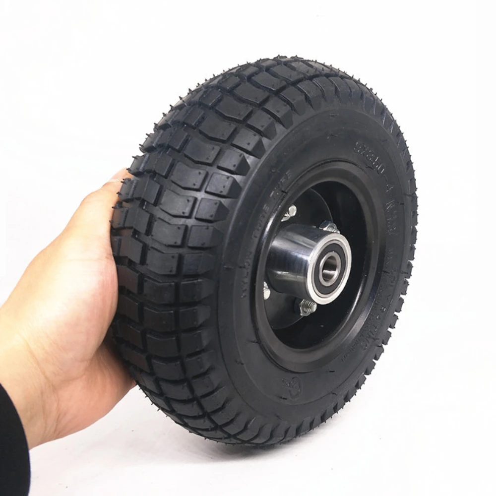 

9 inch Pneumatic Tire 9X3.50-4 Front Rear Wheel for Electric Wheelchair Old Scooter with Rim