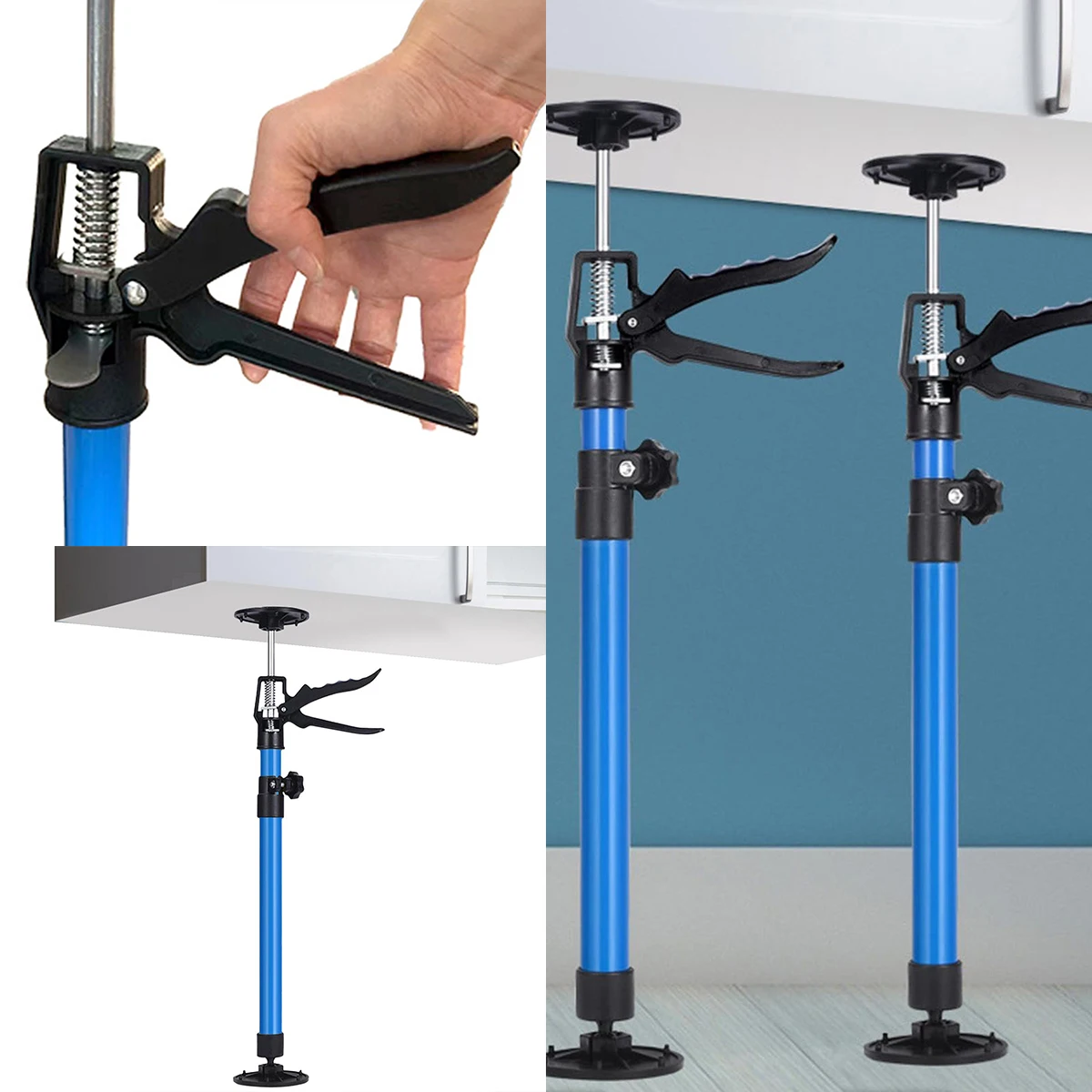 Cabinet Installation Jack Support Rod Telescopic Steel Hand Cabinet Jack Telescopic Stainless Steel Support Rod Adjustable