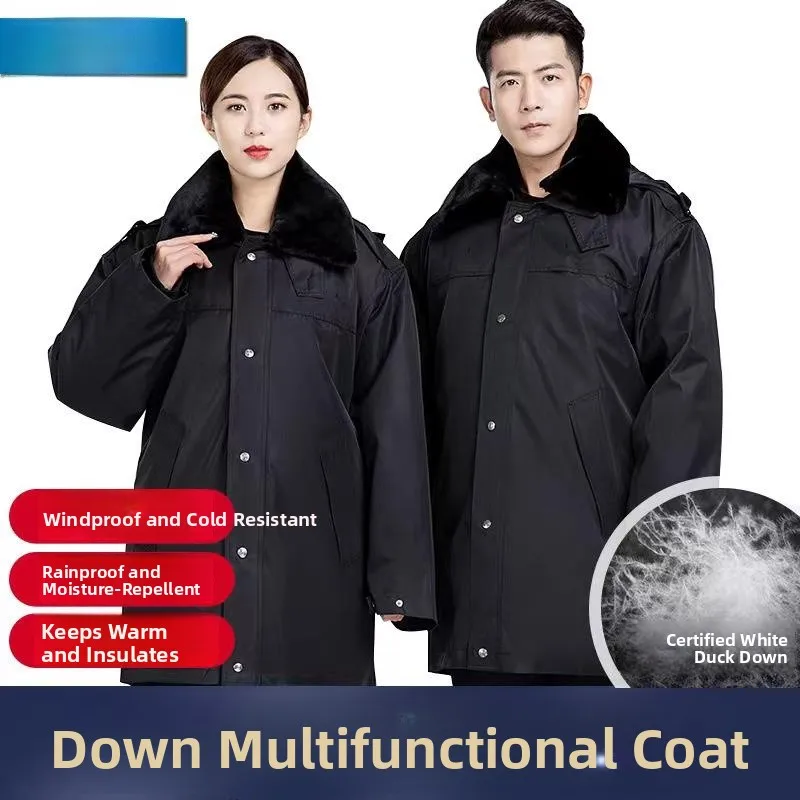 

Многофункциональное пальто для охранников и персонала отелей, стильное и удобное для городской жизни