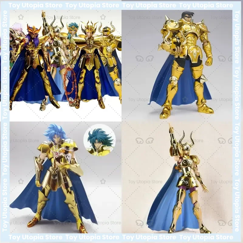 Металлическая фигурка Metal Club MC Model Saint Seiya Myth Cloth EX: Рыцари Зодиака (Овен Му, Рыбы Афродита, Телец Альбедоран, Водолей Камю)