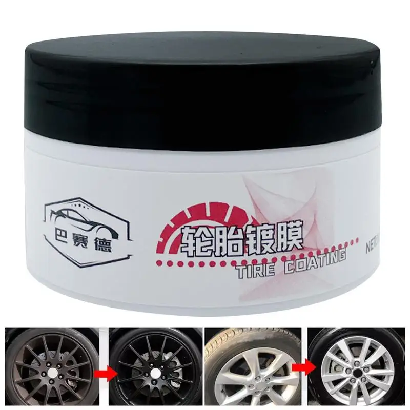 

Tire coating maintenance wax Tyre Dressing Wax 100g Polish Car Tire Paste Safe Driving Automotive Wax For High Shine in Tyre