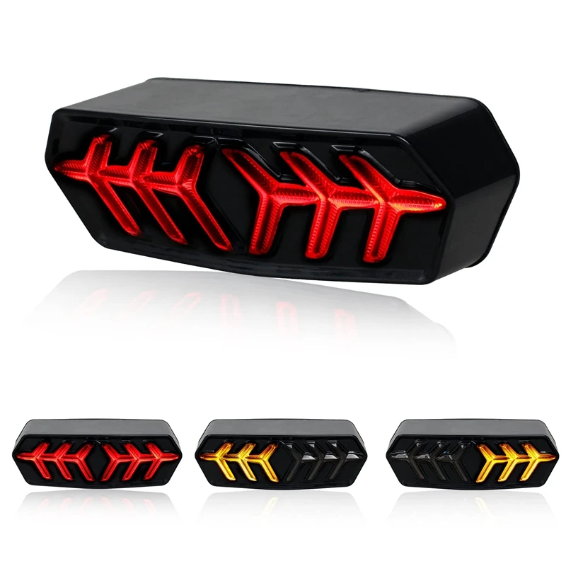 Dne-zMotorcycle الضوء الخلفي LED الفرامل الذيل ضوء مع إشارات بدوره لهوندا MSX/GROM125 CB650F CBR650F CTX700N
