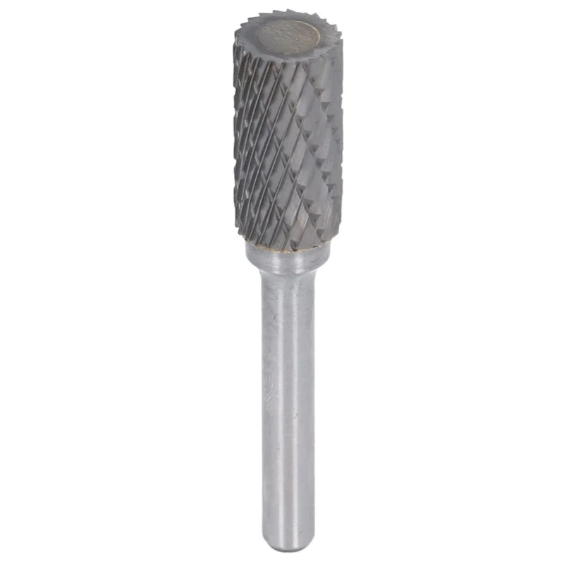 

Ротационная шлифовальная насадка с двойной заточкой, цилиндрическая, из вольфрамовой стали, для снятия фаски и удаления заусенцев