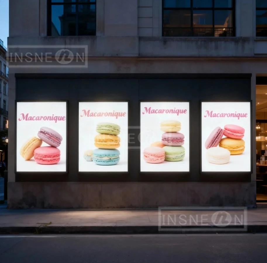 Placa de sinal ao ar livre led sinal personalizado logotipo publicidade painel luz sinais parede luminosa néon carta acrílico display iluminado impressão