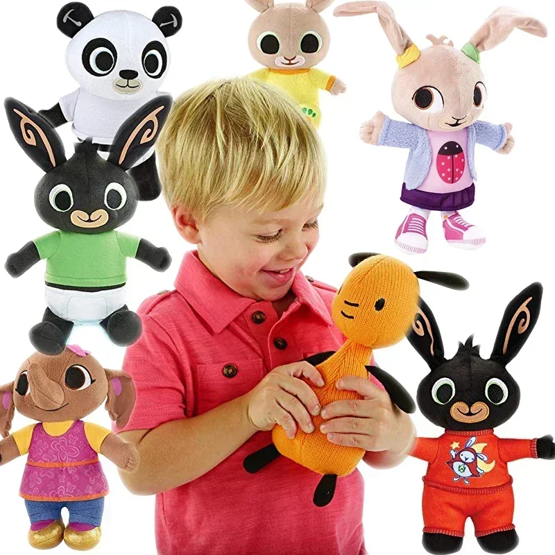 Bing Rabbit Plush Kids Toy Stuffed Panda Coco Hoppity  Peluche Animation Action Toys Sula Elephant Doll For Children Gifts