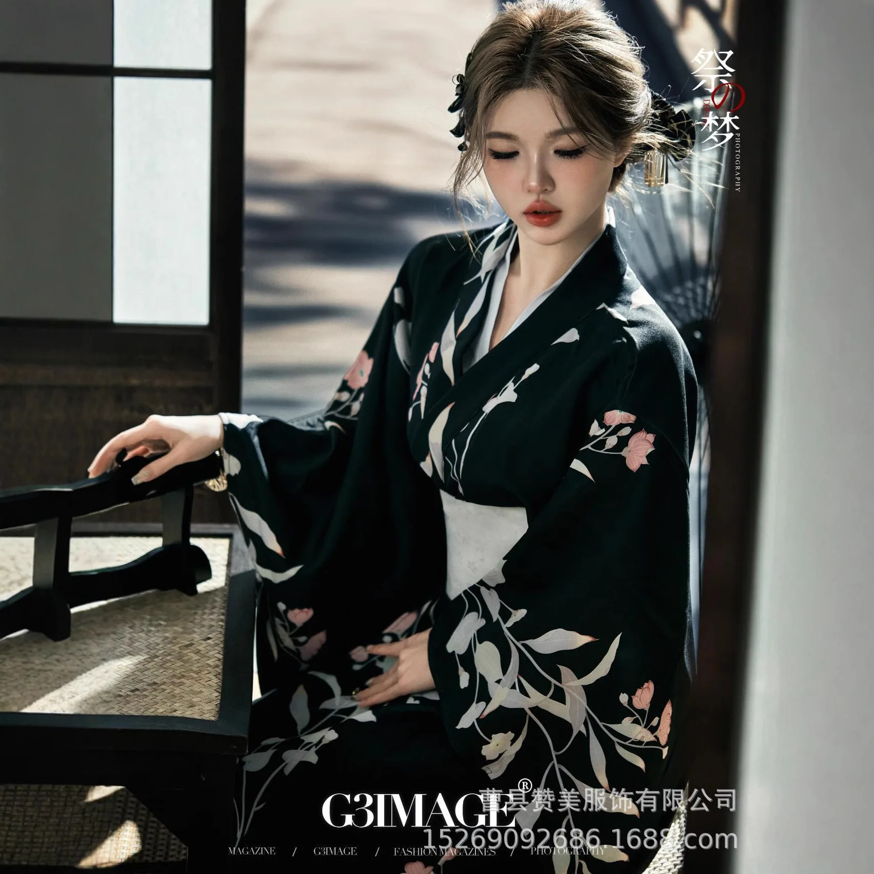 استوديو التصوير الفوتوغرافي الجديد كيمونو البشكير التقليدي ملابس التصوير اليابانية السفر فتاة تحسين الملابس