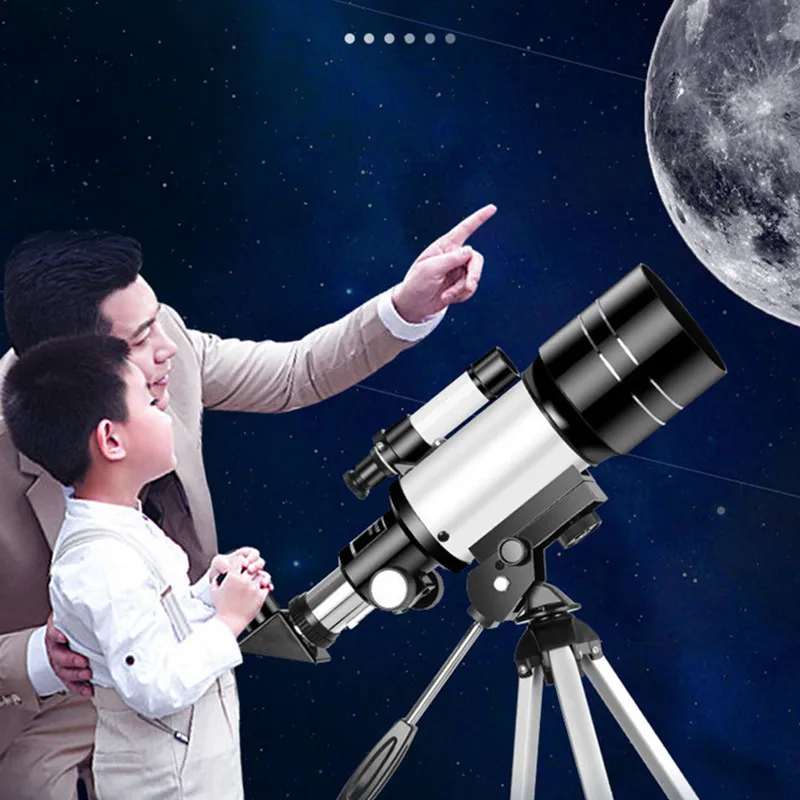 Teleskop astronomi dengan teleskop pencari bintang, definisi tinggi dan perbesaran tinggi tabung tunggal