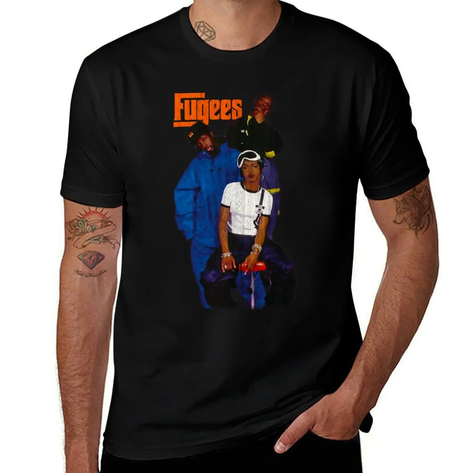 The Fugees Photogroup T-Shirt Breathable Workout Short Sleeve Top