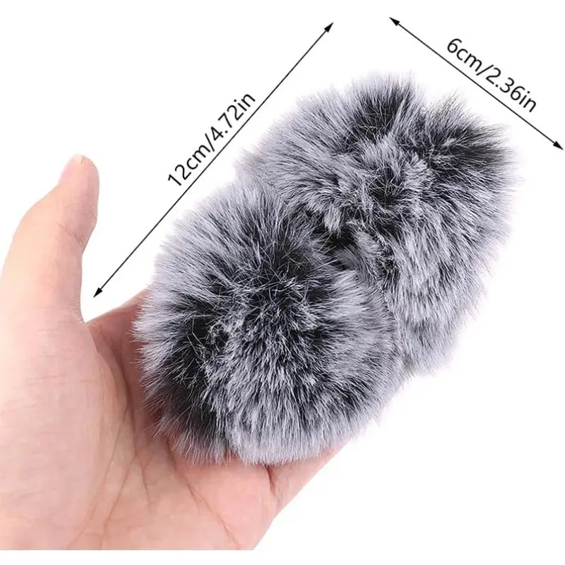 

1 шт., высококачественный пушистый микрофон, ветрозащитный чехол, муфта для ветрового стекла для телефона и большинства петличных микрофонов