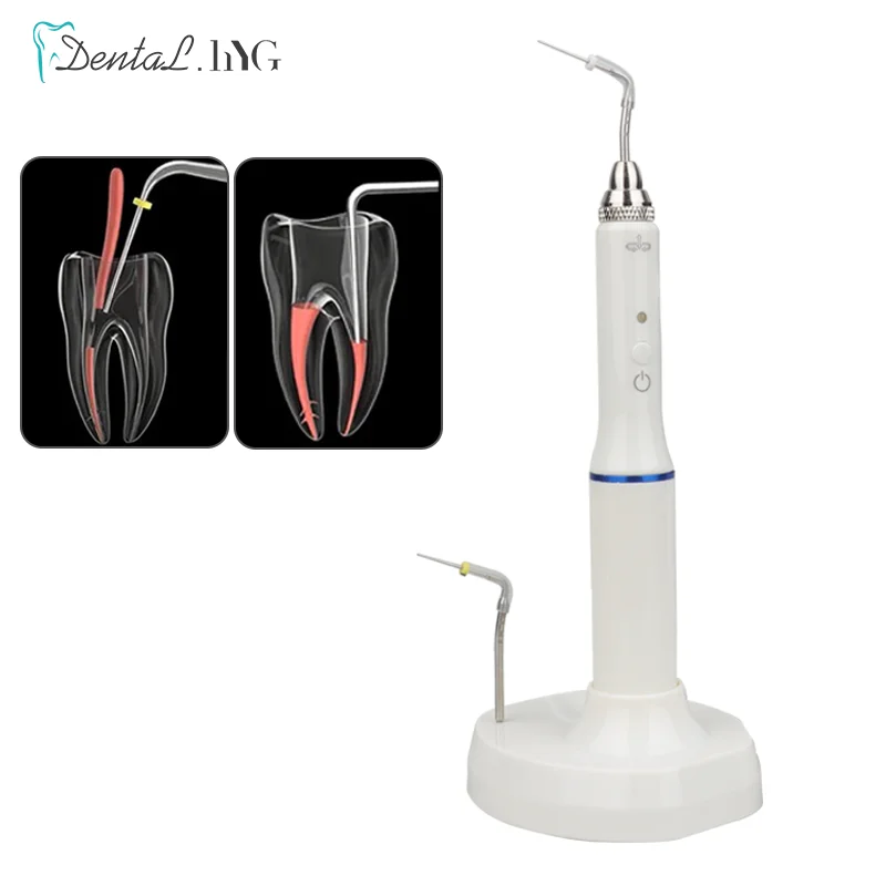 

Dental Cordless Wireless Gutta Percha Obturation System Endo Heated Pen 2Tips Wireless for Root Canal Filling Obturation filling