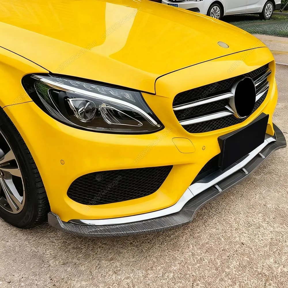

Для Mercedes Benz C Class W205 C205 S205 C160 C200 C180 C300 C400 C450 AMG 2015-2021 Разветвитель переднего бампера, диффузор, комплект кузова