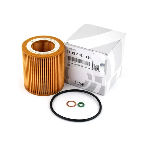 Imagen 2 del producto 1/10 Uds 11427953129 11427566327 filtro de aceite para BMW E81-88 F20/21 F22/23 E46 E90-93 F30-34 F32-36 325i X1 X3 X5 N52-N55 motor