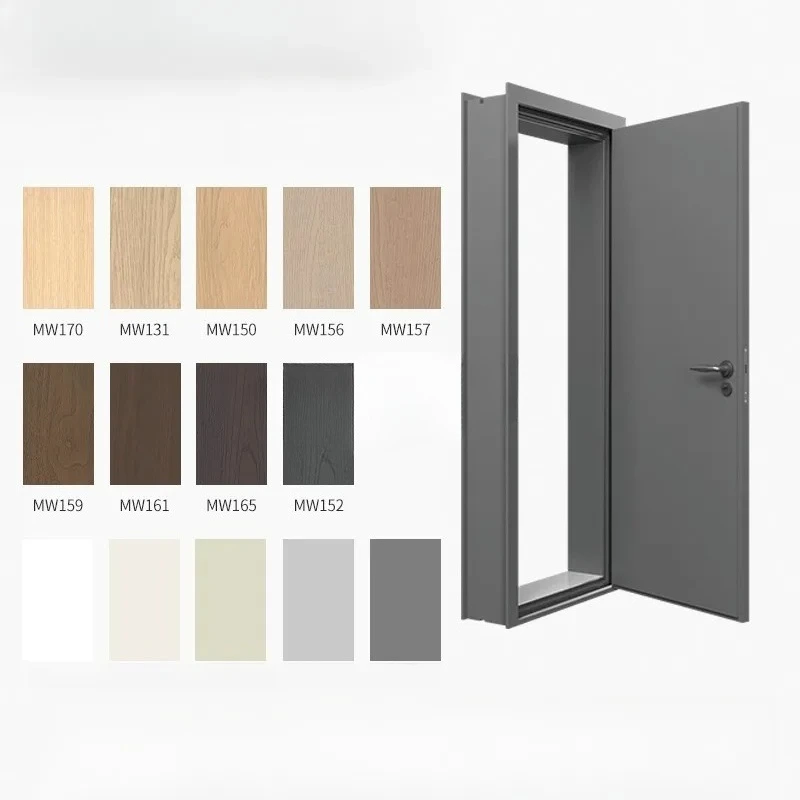 Professional Custom Soundproof Door For Home Bedroom KTV Audio Visual Room Recording Studio High  Density Noise Insulation Panel