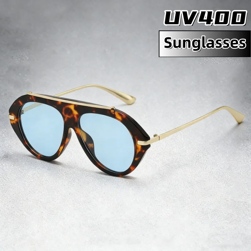 

Extra-large Pilot Sunglasses for Men Women Modern Vintage Style Outdoor Activities Street Photography UV Resistant Glasses