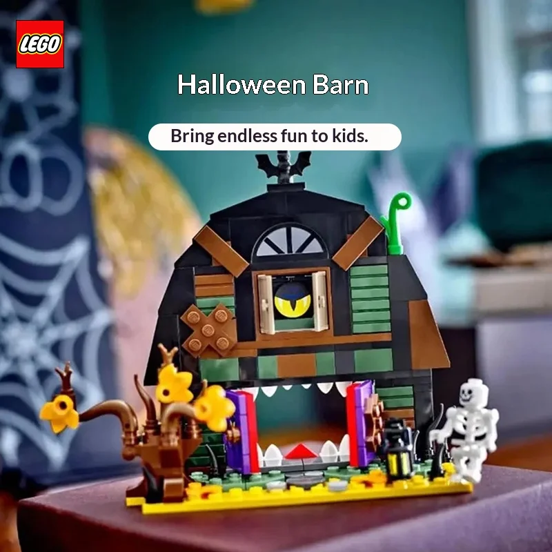 

LEGO Building Blocks Festival Series 40721 Halloween Barnhouse Boys and Girls Children's Puzzle Building Blocks Toy Gift