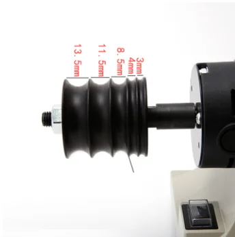 Leather Edge Polishing Machine Small Abrasive Wheel Sander Benchtop Vegetable Tanned Leather Edge Grinding and Polishing Tools